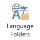 Language Folders button