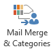 Mail Merge & Categories button