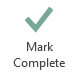 Mark Complete button