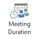 Meeting Duration button