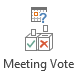 Meeting Vote button