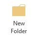 New Folder button