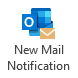 New Mail Notification button