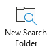 New Search Folder button