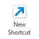 New Shortcut button