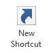 New Shortcut button