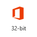 32-bit Office button