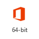 64-bit Office button