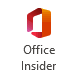 Microsoft 365 - Office Insider button