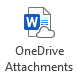 OneDrive Attachments button