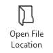 Open File Location button
