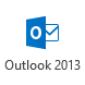 Outlook 2013 button