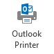Outlook Printer button