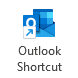 Outlook Shortcut button