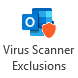 Virus Scanner Exclusions button