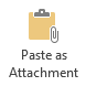 Paste as Attachment button