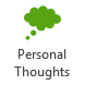 Personal Thoughts button