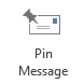 Pin Message button