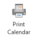 Print Calendar button
