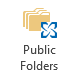 Public Folders button
