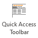 Quick Access Toolbar (QAT) button