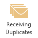 Receiving Duplicates button