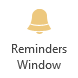 Reminders Window button 
