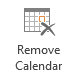 Remove Calendar button