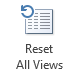 Reset All Views button