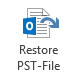 Restore PST-File button