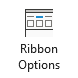 Ribbon Options button