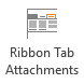 Ribbon Tab Attachments button