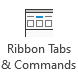 Ribbon Tabs & Commands button