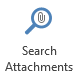Search for attachments by file extension or words within the attachments