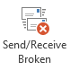 Send/Receive broken button