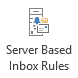 Server Based Inbox Rules button