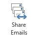 Share Emails button