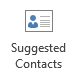 Suggested Contacts Folder button