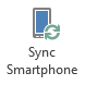 Sync Smartphone button
