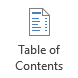 Table of Contents (TOC) button