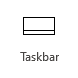 Taskbar button