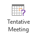 Tentative Meeting button