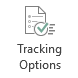 Tracking Options button