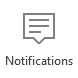 Tray Notifications button