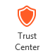 'Trust Center button