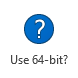 Use 64-bit Office?