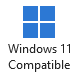 Windows 11 Compatible button