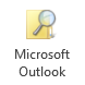 Windows Search Microsoft Outlook button