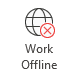 Work Offline button