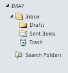 Before - Configure a root path if your IMAP folder structure falls under the Inbox folder.